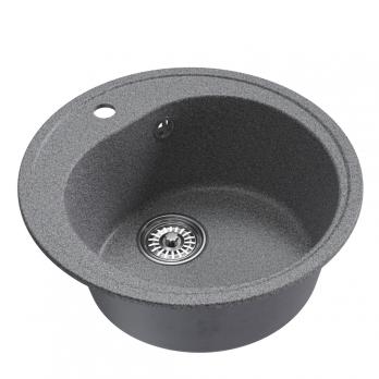 Мойкa ML-GM11 КОМФОРТ круглая, темно-серая (309), 500мм (глуб. чаши 180)