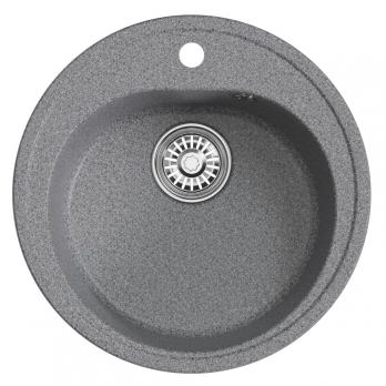 Мойкa ML-GM11 КОМФОРТ круглая, темно-серая (309), 500мм (глуб. чаши 180)