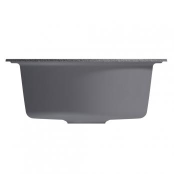 Мойкa ML-GM11 КОМФОРТ круглая, темно-серая (309), 500мм (глуб. чаши 180)