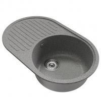 Мойка ML-GM16 КОМФОРТ овальная с крылом, темно-серая (309), 730*460*180мм