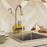 Проточный водонагреватель WH-003 GOLD  (3,3 кВт, УЗО, кухня, индикатор темп) MIXLINE