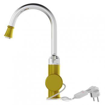 Проточный водонагреватель WH-003 GOLD  (3,3 кВт, УЗО, кухня, индикатор темп) MIXLINE