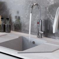 Проточный водонагреватель WH-005 нерж корпус  (3,3 кВт, УЗО, кухня) MIXLINE