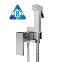 Смеситель с гигиенической лейкой 25k MIXLINE ML31-082 "Ray" встраиваемый