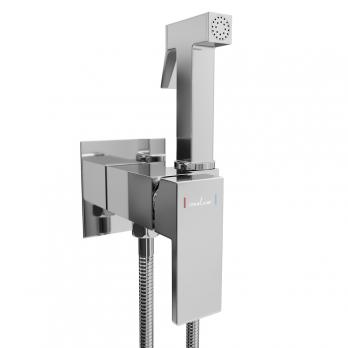 Смеситель с гигиенической лейкой 25k MIXLINE ML31-082 "Ray" встраиваемый