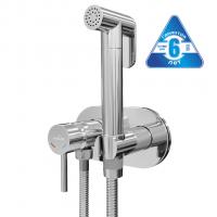 Смеситель с гигиенической лейкой 25k MIXLINE ML31-085 "Ray" встраиваемый