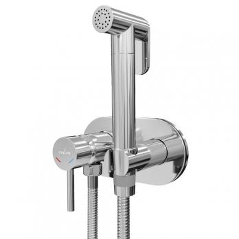 Смеситель с гигиенической лейкой 25k MIXLINE ML31-085 "Ray" встраиваемый