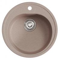 Мойкa ML-GM11 КОМФОРТ круглая, песочная (302), 500мм (глуб. чаши 180)