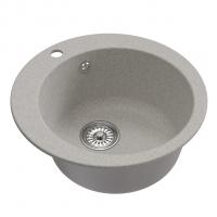 Мойкa ML-GM13 КОМФОРТ круглая, серая (310), 495мм (глуб. чаши 200)