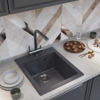 Мойка ML-GM14 КОМФОРТ антрацит (343), 420*500*190мм