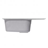 Мойка ML-GM18 КОМФОРТ с крылом, графит (342), 640*490*190мм