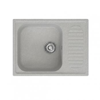 Мойка ML-GM18 КОМФОРТ с крылом, графит (342), 640*490*190мм