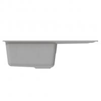 Мойка ML-GM19 КОМФОРТ с крылом, серая (310), 750*500*200мм