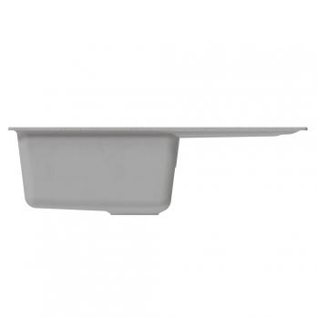 Мойка ML-GM19 КОМФОРТ с крылом, серая (310), 750*500*200мм