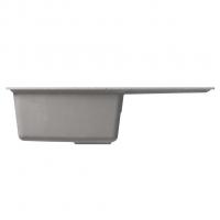 Мойка ML-GM31 КОМФОРТ с крылом, серая (310), 770*500*190мм