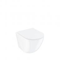 Унитаз подвесной безободковый IDDIS BLQNDSEI25 "Blanco Q" ТОРНАДО смыв, сиденье дюропласт, микролифт