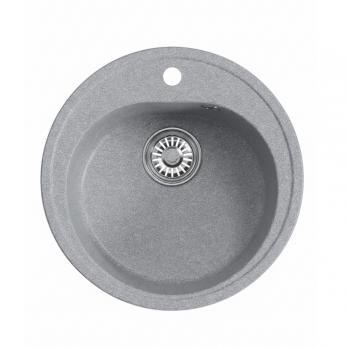 Мойкa ML-GM11 КОМФОРТ круглая, графит (342), 500мм (глуб. чаши 180)