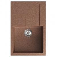 Мойка ML-GM31 КОМФОРТ с крылом, терракотовая (307), 770*500*190мм