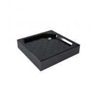 Поддон квадрат  0,9*0,9*0,06 "Universal N"акрил d 90 (каркас+экран) выс.16 см BLACK