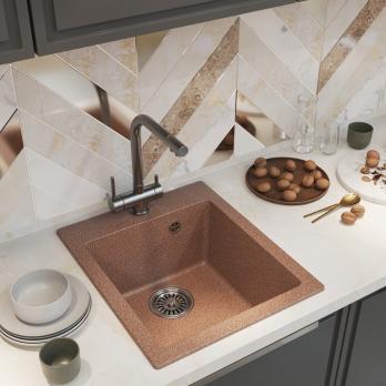 Мойка ML-GM14 КОМФОРТ терракотовая (307), 420*500*190мм