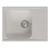 Мойка ML-GM18 КОМФОРТ с крылом, ультра-белая  (341), 640*490*190мм