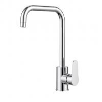 Смеситель для кухни 35к Milardo POLSBL0M05 "Poli" высокий пов. излив, п/гайку, пластик, ХРОМ