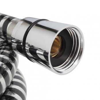 Шланг душевой 120см IDDIS A50611 1.2 "Optima Home" ПВХ армиров.,оплетка нерж. сталь, ХРОМ, коробка