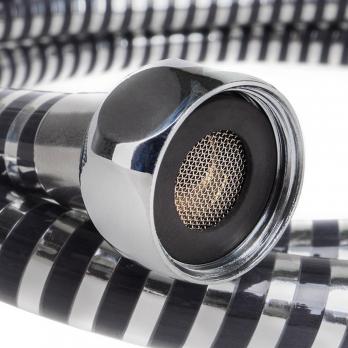 Шланг душевой 120см IDDIS A50611 1.2 "Optima Home" ПВХ армиров.,оплетка нерж. сталь, ХРОМ, коробка