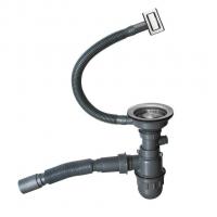 Мойка настол.монтаж 78х50 (3,0) прав. вып 3 1/2  MIXLINE PRO с ФАСКОЙ 20см с сифоном (сатин)