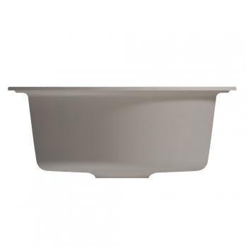 Мойкa ML-GM11 КОМФОРТ круглая, ультра-белая  (341), 500мм (глуб. чаши 180)