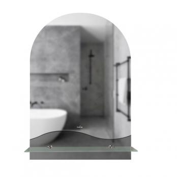 Зеркало MIXLINE "Амели" 390*585 (ШВ) с полкой (К)