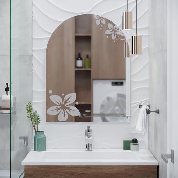 Зеркало MIXLINE "Анис" 535*680 (ШВ) с полкой (К)