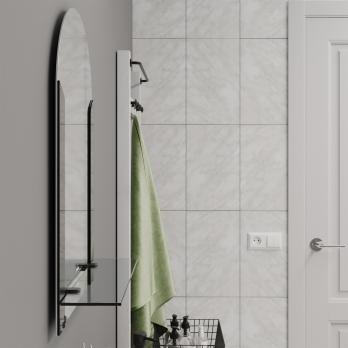 Зеркало MIXLINE "Муза" 390*580 (ШВ) с полкой (К)