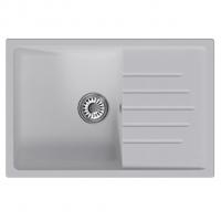 Мойка ML-GM19 КОМФОРТ с крылом, ультра-белая (341), 750*500*200мм