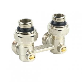 Узел нижнего подключения 1/2x3/4ЕК OGINT угловой двухтруб