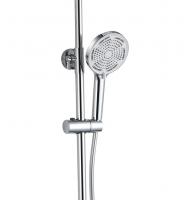 Душевая система 35к ПРОФСАН ПСМ-800-87CH клавиш. упр. лейка "Тропич. душ круг" + гигиен. лейка ХРОМ