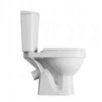 Унитаз-компакт "Дон" белый  (кос,нижн,сид.полип.,арм)  (Rosa)
