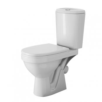 Унитаз-компакт "Дон" белый  (кос,нижн,сид.полип.,арм)  (Rosa)
