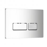 Кнопка смыва WAVE V3 универсальная ХРОМ АБС прямоугольная