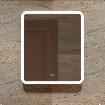 Зеркало MIXLINE "Стив-2" 600*700 (ШВ) сенсорный выключатель, светодиодная подсветка + подогрев