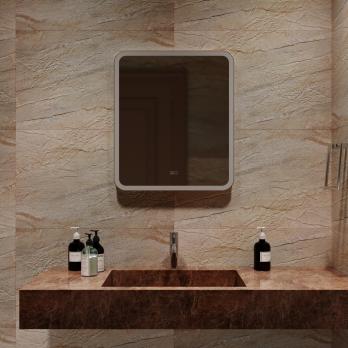 Зеркало MIXLINE "Стив-2" 600*700 (ШВ) сенсорный выключатель, светодиодная подсветка + подогрев