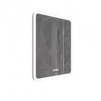 Зеркало MIXLINE "Стив-3" 600*700 (ШВ) сенсорный выключатель, часы + подогрев