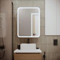 Зеркальный шкаф MIXLINE "Фиджи Flip" 600*800 (ШВ) универсал, сенсорный выкл.,светодиодная подсветка