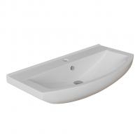 Раковина накладная "Best-75" белая, без кроншт (Sanita Luxe)