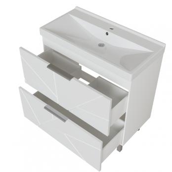Тумба д/ванной "Гранд-80" под раковину Fest-80 (Sanita Lux) (ПВХ)