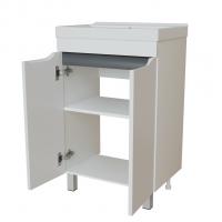 Тумба д/ванной "Лайн-60" под раковину Фостер 60 (Kirovit)/Fest-60 (Sanita Lux) (ПВХ)