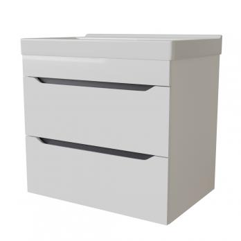 Тумба д/ванной "Лайн-60" подвесная под раковину Фостер 60 (Kirovit)/Fest-60 (Sanita Lux) (ПВХ)