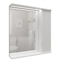 Зеркальный шкаф "Лайн-60" правый с подсветкой (ПВХ)