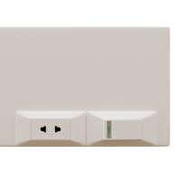 Зеркальный шкаф "Лайн-70" правый с подсветкой (ПВХ)