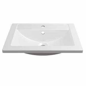 Раковина накладная "МАРГО-60" белая (MIXLINE)